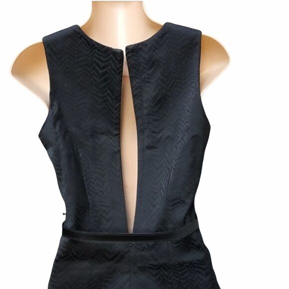 INC Sleeveless Belted Sheath Dress Size 4 - Picture 4 of 9